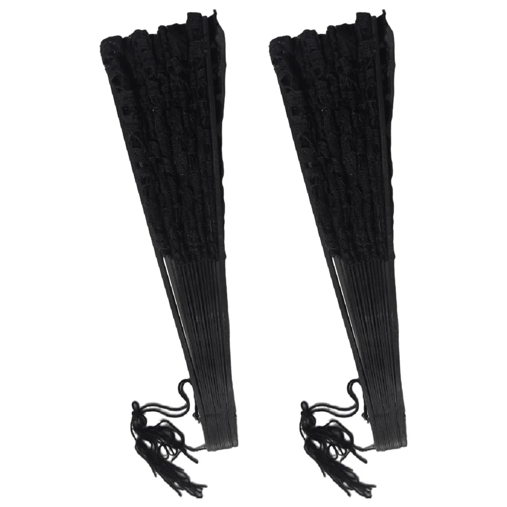 

Palace Fan Bamboo Bone Hand Fans Handheld Vintage Style Foldable Wedding Portable