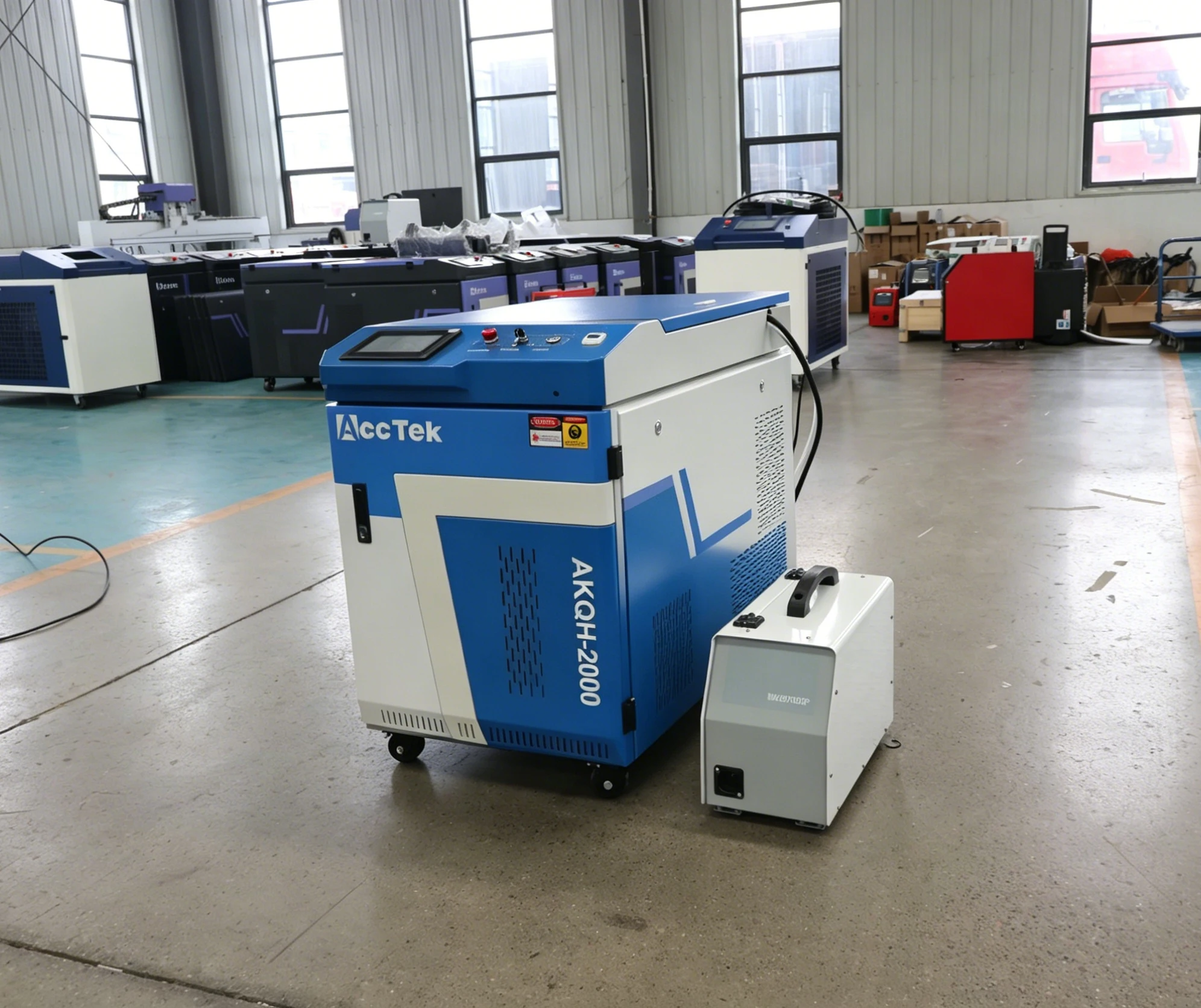 

Three Function Fiber Laser Clean Weld Cut Machine 2000W Raycus Metal Rust Wood Paint Cleaning