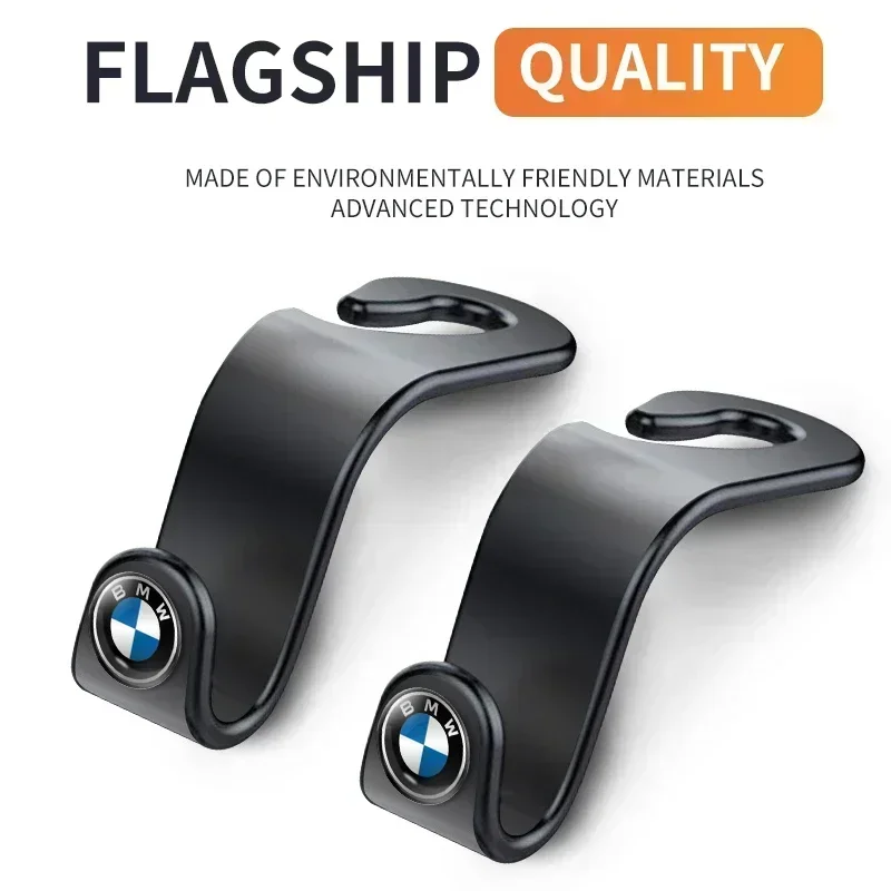 For BMW Car Clips Front Seat Headrest Organizer Holder Auto Fastener Hangers For BMW X1 X2 X3 X5 X4 X6 X7 M3 G20 G32 G11 G12 F40