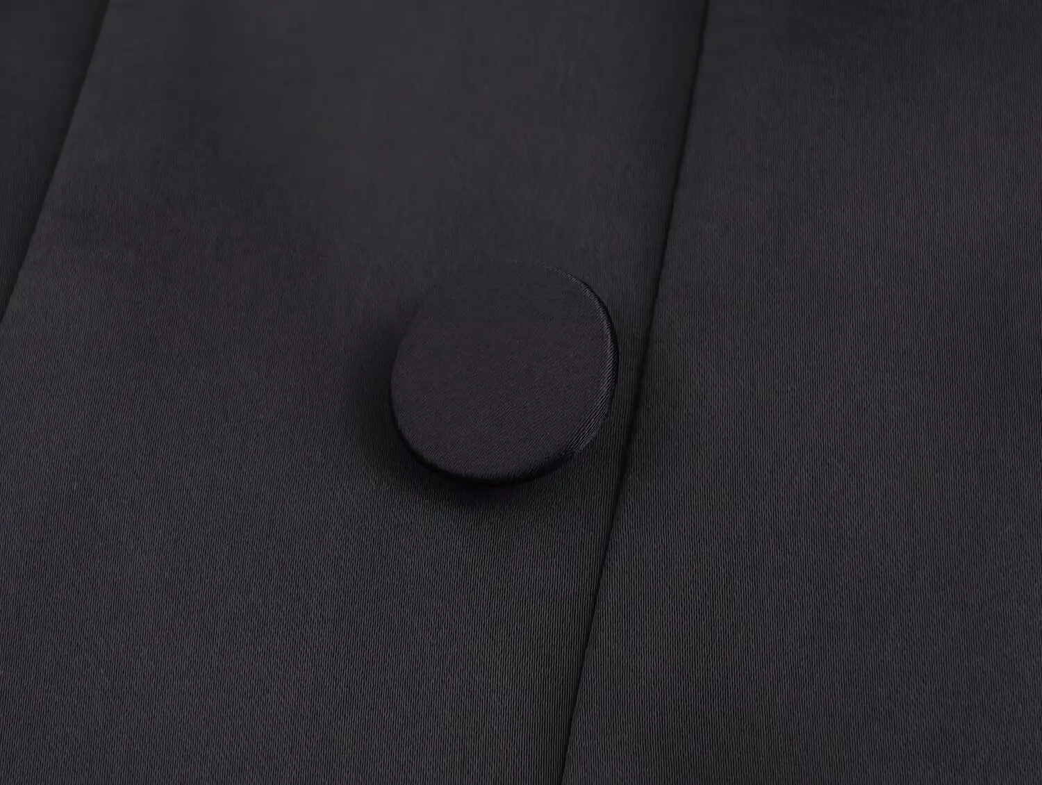 เจนนี่&เดฟเสื้อแจ็คเก็ตผู้หญิงเสื้อผ้าผู้หญิงเสื้อท็อปส์โรปา มูเยร์ เบลเซอร์ผู้หญิงมินิมอลลิสต์ซาตินสีดำเสื้อสูทแจ็คเก็ตยาวผู้หญิง