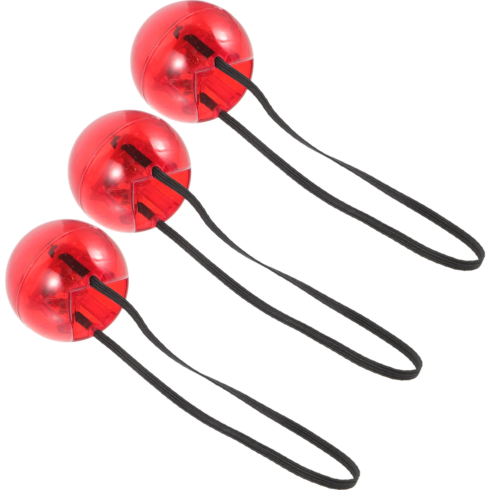 

3 Pcs Red Clown Nose Flashing Glowing Red Clown Nose Light Festive DIY Accessories Performance Prop