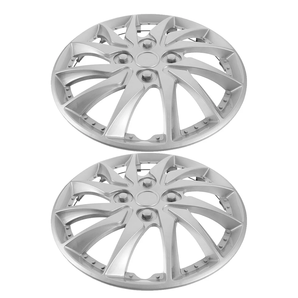 

2Pcs Automotive Decorative Wheel Hub Caps Car Hub Cover Lightweight Sturdy 14 Inch Car Wheel Rim Covers Hubcaps for Cars