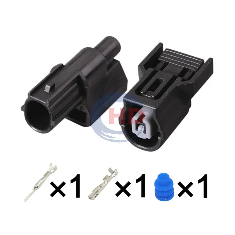 

1-20 sets 1 Pin Auto Waterproof Connector Air Pump Generator Socket 6188-0657 6189-0940