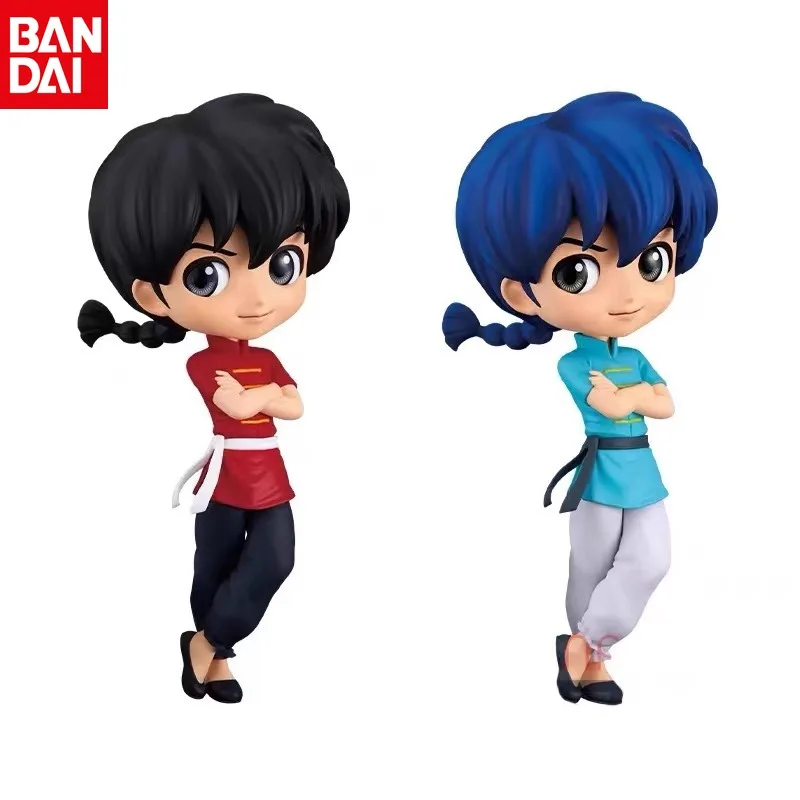 

Bandai Original Ranma Nibun-no-Ichi 1/2 Ranma Men's Version PVC Anime Figure Model Collectibles Desktop Ornaments Kids Gifts