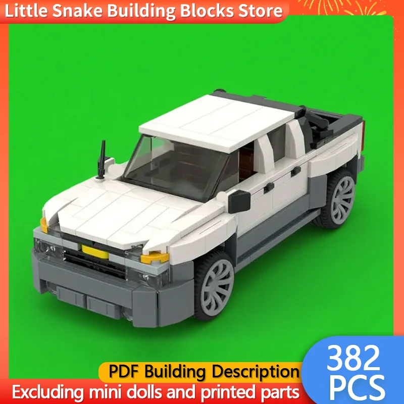 Speed Hypercar Model MOC Building Bricks Avalanche Hypercar Modular Assemble Children Toys Suit Technology Gifts Holiday