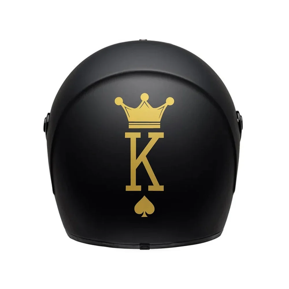 Royal Crown King Vinyl Sticker Motorcycle Helmet Decal Car Window Decor K Stickers