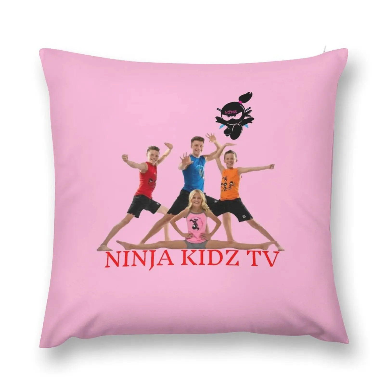 

Ninja kidz tv -kids t-shirts and backpacks. Throw Pillow Room decorating items Marble Cushion Cover Plaid Sofa pillow