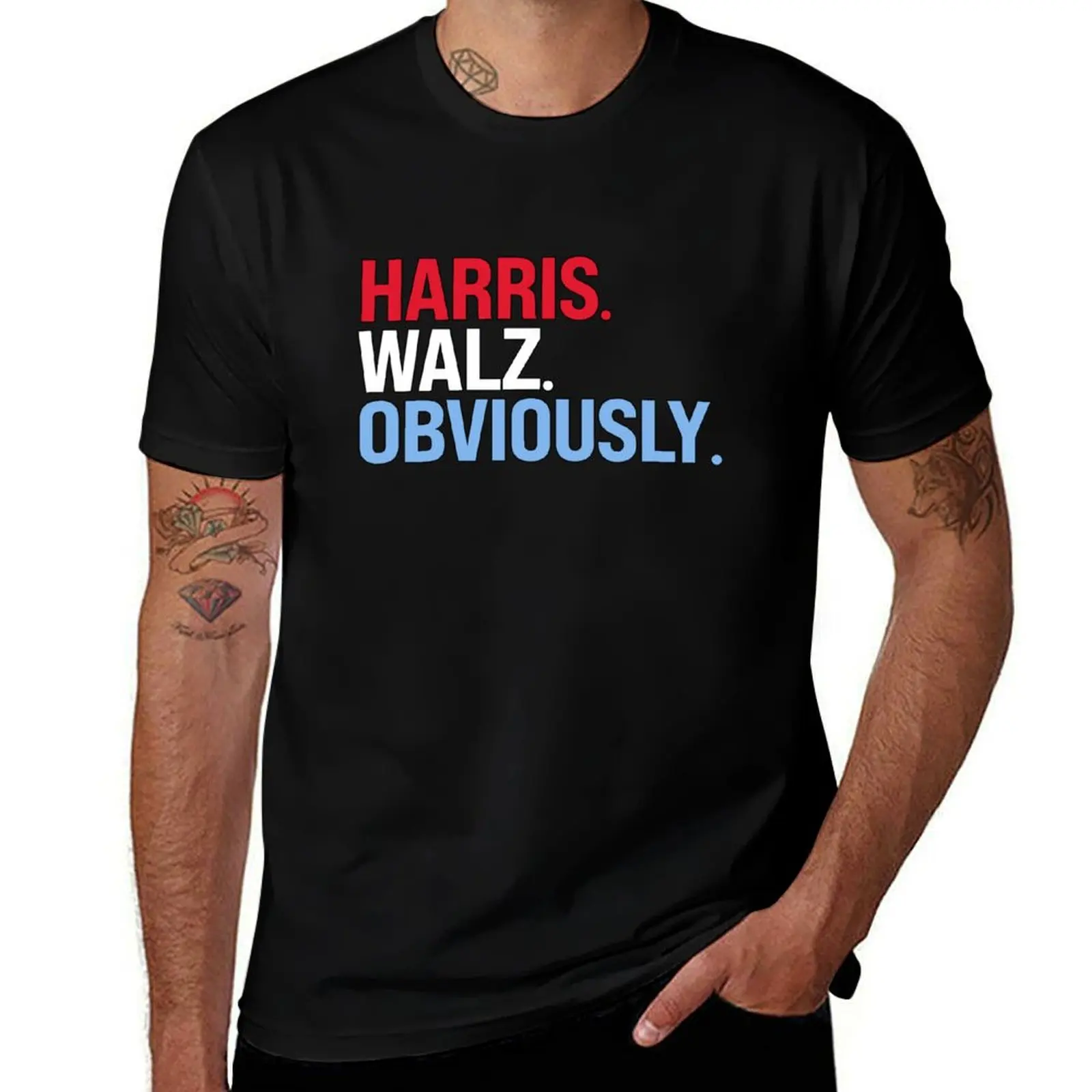 Harris Walz Obviously T-Shirt Lightweight Running Sports T-Shirt