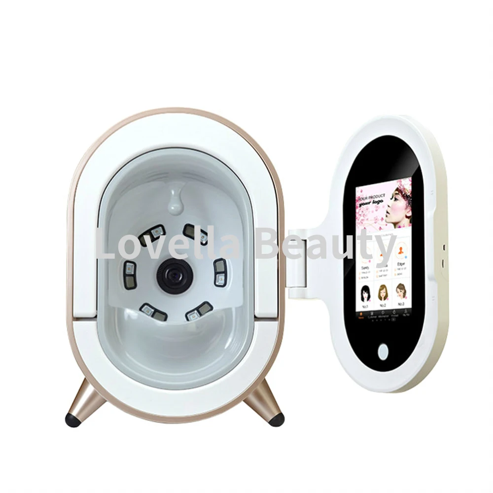 2023 most HD facial skin analyzer machine portable camera digital face tracking magic mirror skin analyzer beauty center