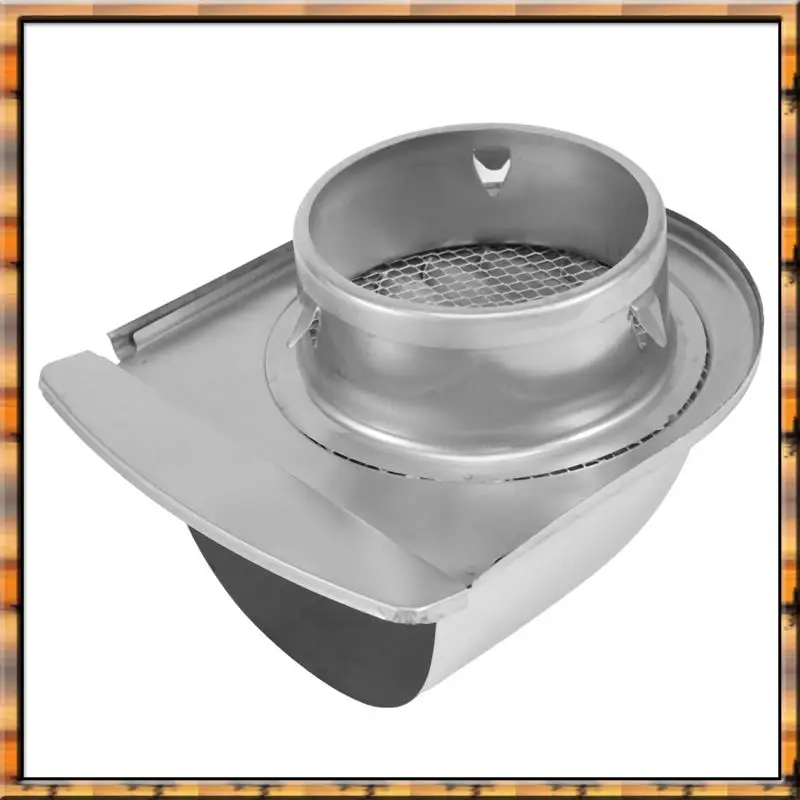 USER FRIENDLY-Waterproof Stainless Steel Vent Vent Hood Anti-Corrosion Exhaust Extractor For Wall Air Outlet Cover