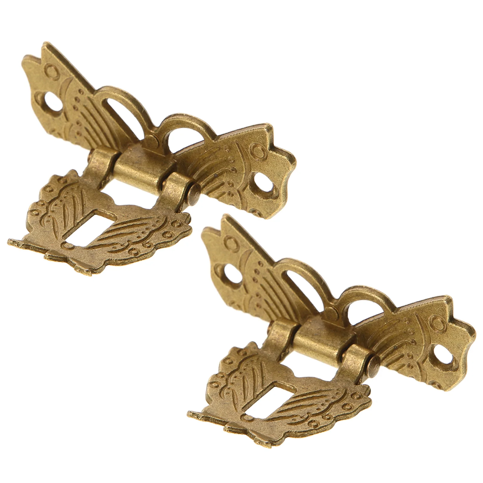 

2pcs Alloy Lock Buckle Durable Metal Hasp Latch For Jewelry Box Cabinet Door Diy Hardware Hinge Latch Lock Clasp