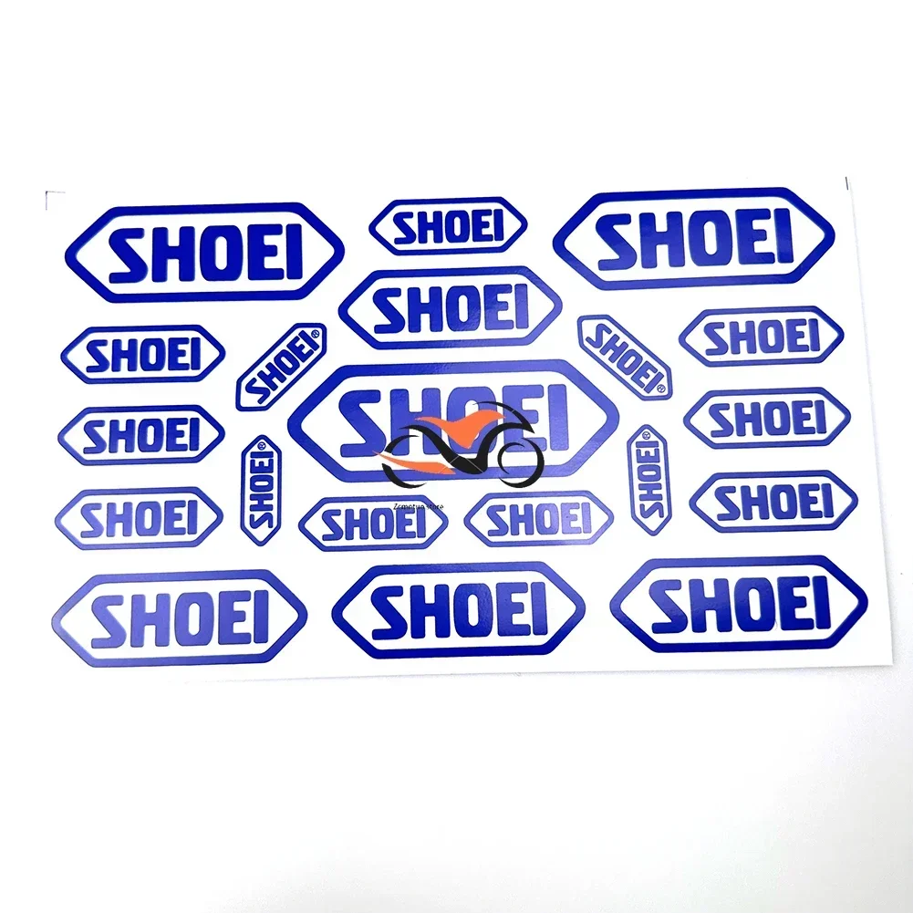 Motorcycle Electric vehicle racing helmet sticker FOR SHOEI waterproof decorative film universal logo sticker For Honda Kawasaki