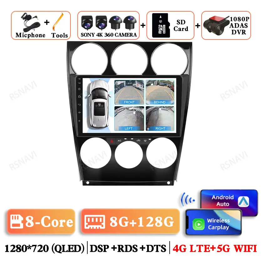 8G-128G 360 DVR
