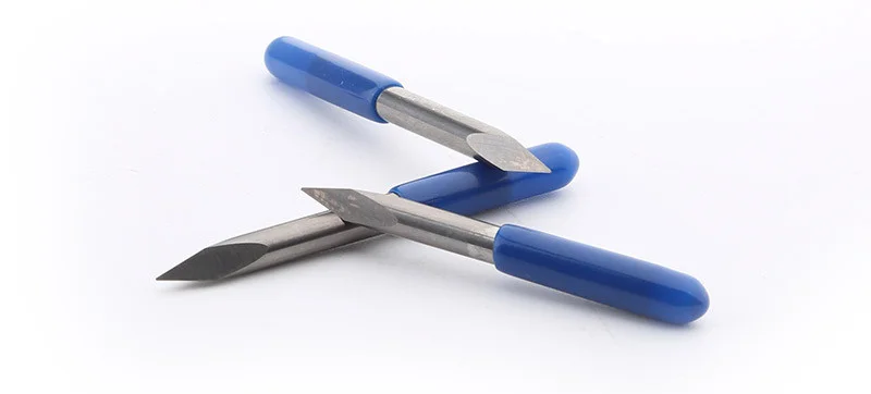 10 stücke CNC Gravur Bit 3 Rand Pyramide Gravur Bits 3,175mm Schaft 20-90D Hartmetall-schaftfräserCNC Router Bit fräser – Detail 3