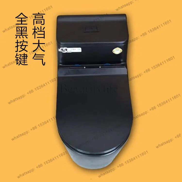 Personalized flush toilet, adult household toilet, ceramic siphon deodorant creative toilet