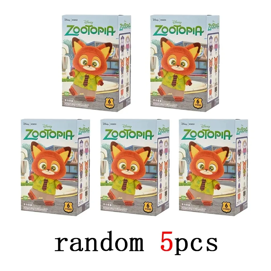 NIEUW 2026 Disney Zootopia Series Blind Box, Judy Nick Vinyl Pluche Cartoon, Karakterhanger Trendy Speelgoeddoos Kerstcadeau. 。 。