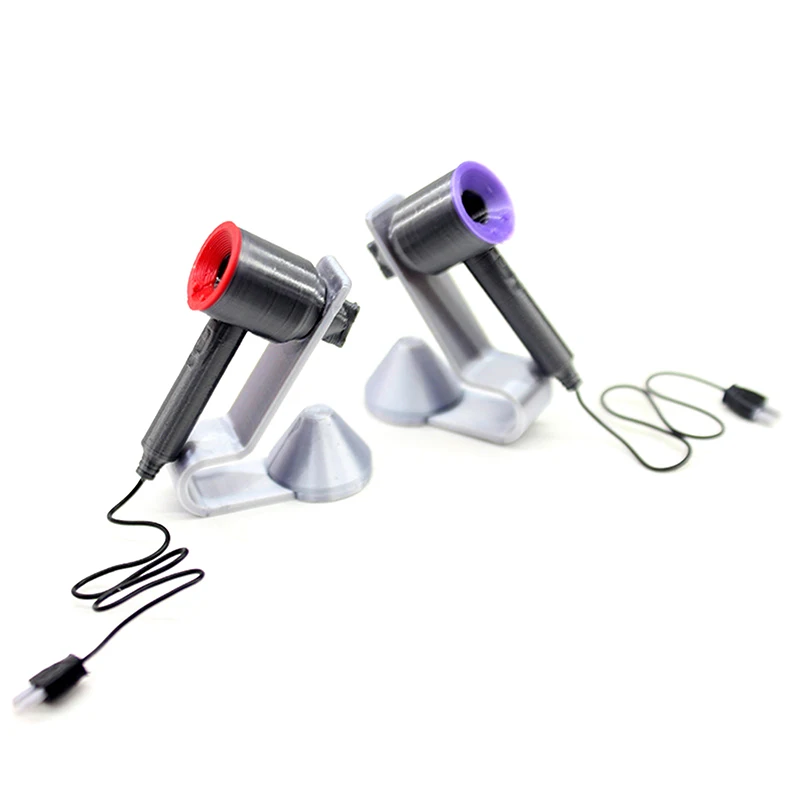 Unique Miniature Hair Dryer Model for Dollhouses; Home Appliance Scene Decor Set