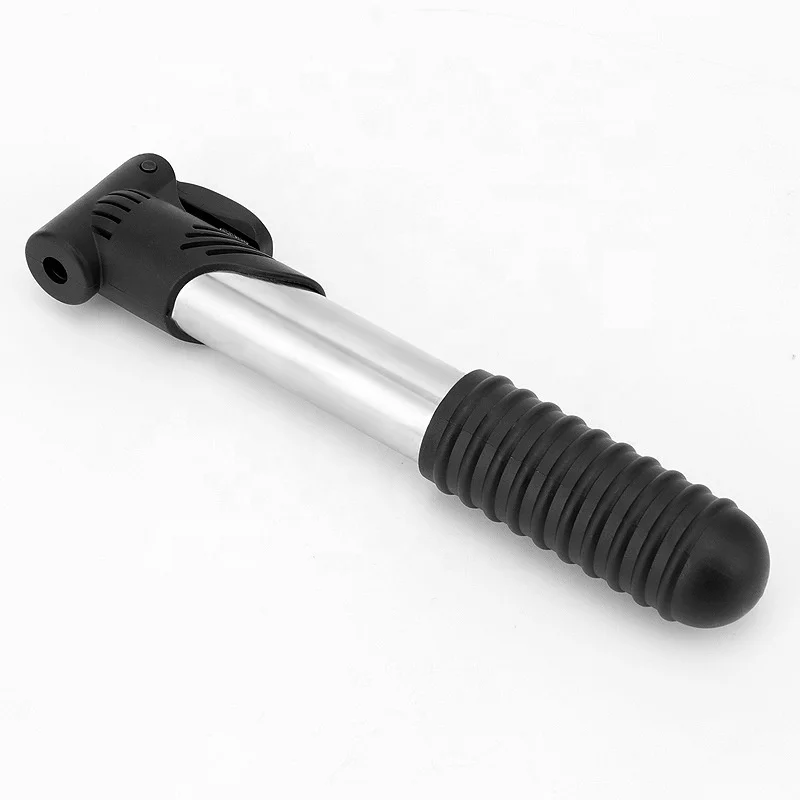 

STLF Portable Silver Bicycle Pump Durable Plastic Accessory Essential for Road and Mountain Bikes