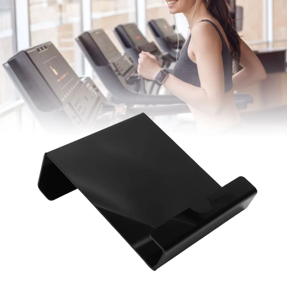 Portable Black Reading Rack 16*18cm Acrylic Tablet Holder Acrylic Book Stand Home Workout
