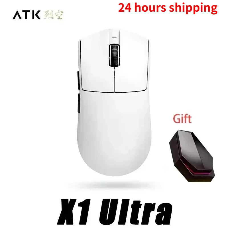 ATK Blazing Sky X1 8K Mouse Wireless  Low Latency FPS Three Mode Game Mouse Lightweight E-sports Custom PC Gaming Accessories