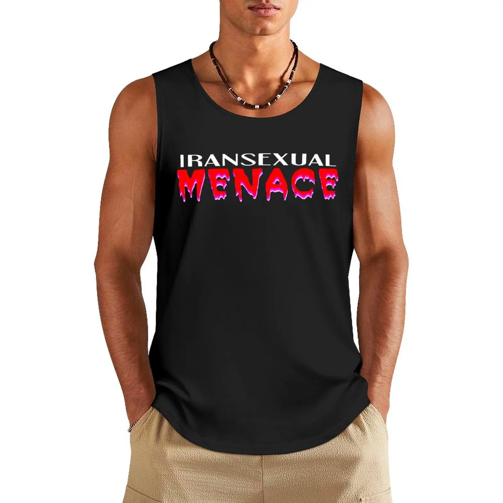 The Transexual Menace (Mimeographic History) Tank Top anime gym bodybuilding