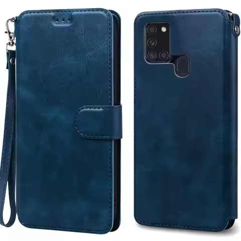 A21S Case For Samsung Galaxy A21S Case Wallet Leather Flip Case For Samsung A21S Case A 21s A217F Soft Silicone Cover Fundas