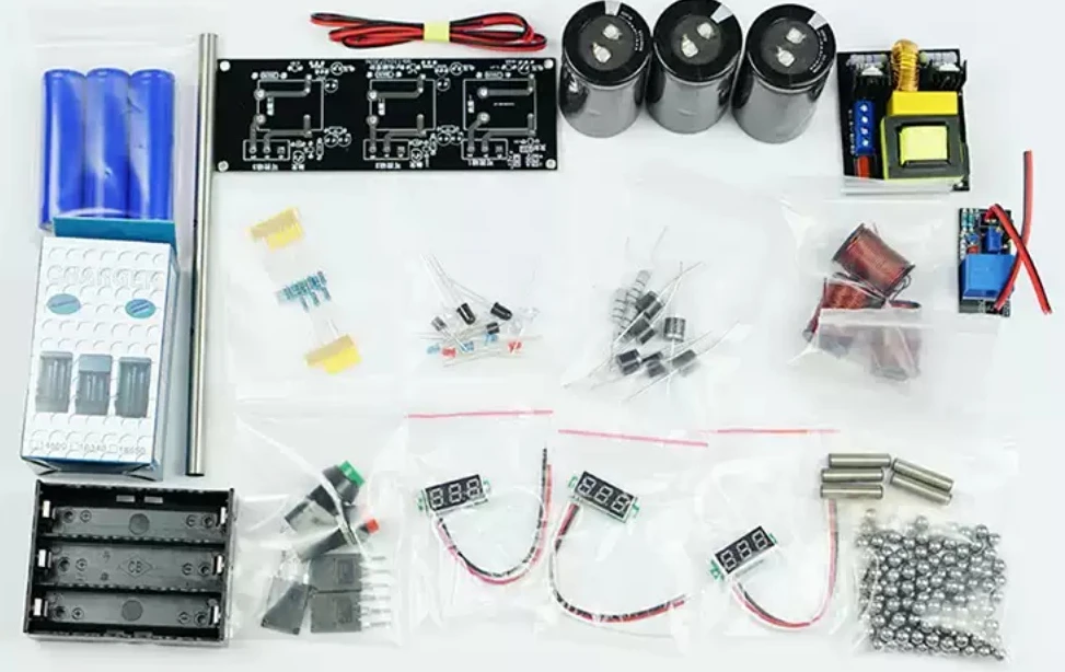 Science Teaching Demonstration Toy 8-10 Level Electromagnetic Track DIY Assembly Model