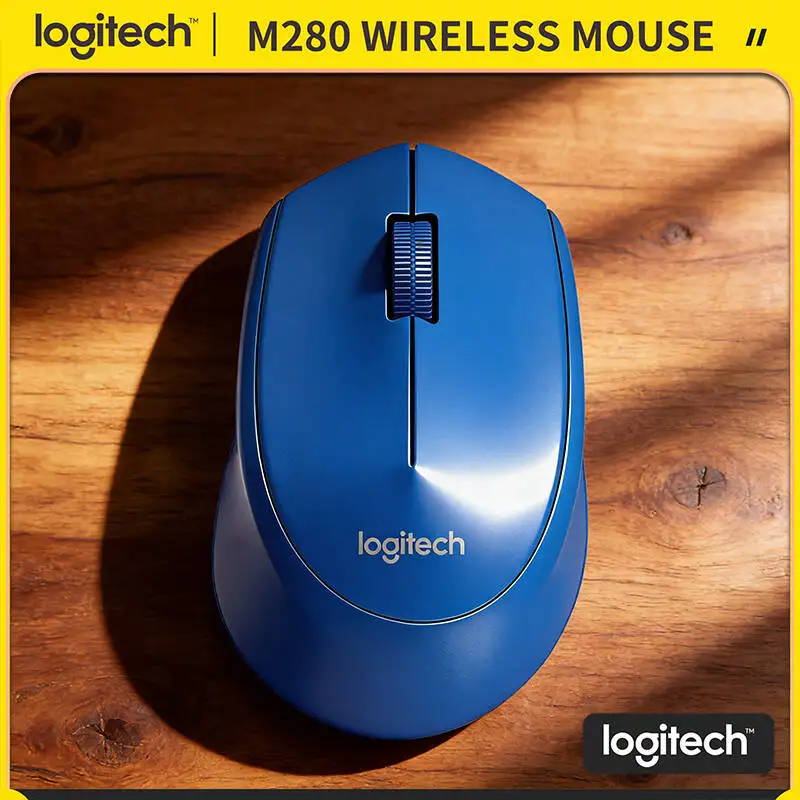 

Беспроводная мышь Logitech M280, эргономичный дизайн, 18 месяцев автономной работы, дальность действия 10 м, 1000 DPI, для Mac, офиса, ноутбука, ПК
