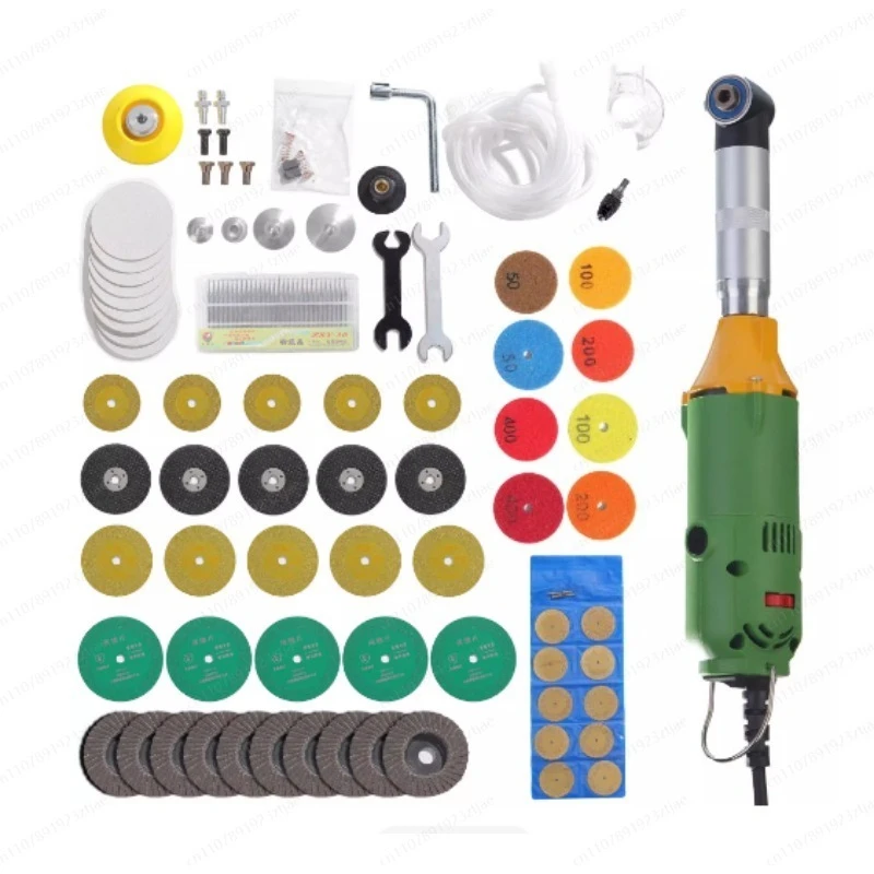 350W Electric Engraving Grinder, 90 Degree Angle Mold Polisher & Tile Cleaning Tool for Jewelry Wood Processing