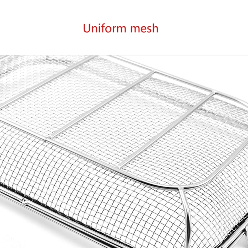 Air Fryer Rack STACKABLE Dehydrator Racks สแตนเลสตะกร้าทอดอากาศถาดอุปกรณ์เสริมอเนกประสงค์สำหรับ Air Fryer