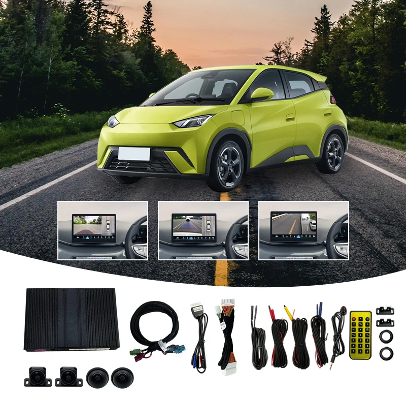 

Wemaer 1080P OEM 360 Degree Camera System For BYD Atto 1 Car Bird Panoramic View 3D Front Rear Side Surround Parking Reverse