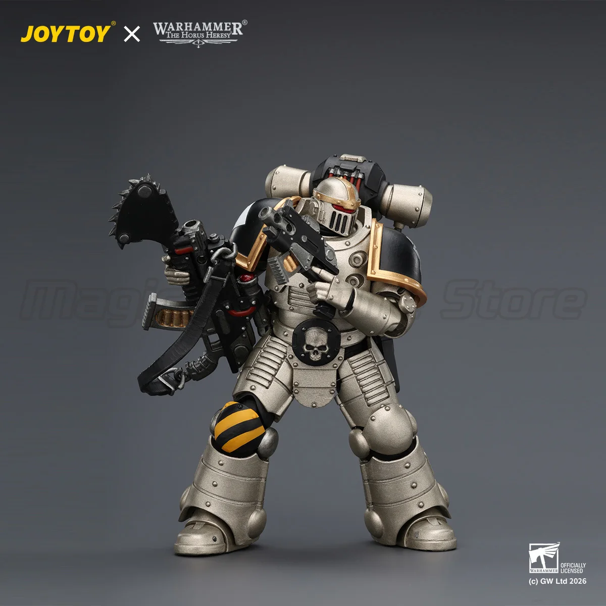 【MT】Pre-sale JOYTOY Warhammer 40K The Horus Heresy Iron Warriors Mkll Tactical Sergeant Legionary1 2 3 1/18 Scale Action Figure view 6