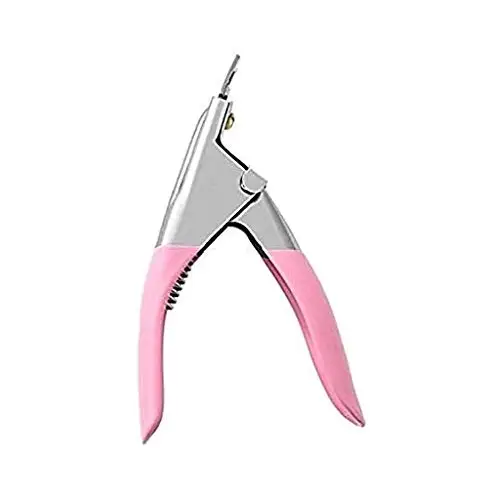 

Инструмент для маникюра: кусачки для накладных ногтей - розовые акриловые кусачки, не повреждающие кончики, портативные, рекомендованные маникюристами.