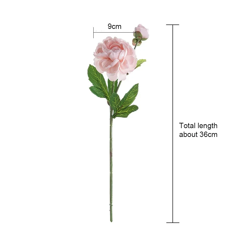 10 Stück Künstliche Zweikopf-Tau-Lotusblumen aus Seide für Heimdekoration, Hochzeitssträuße, Kunstblumen, Geburtstagsfeier, Eventdekoration, Blumendekoration – Detail 2
