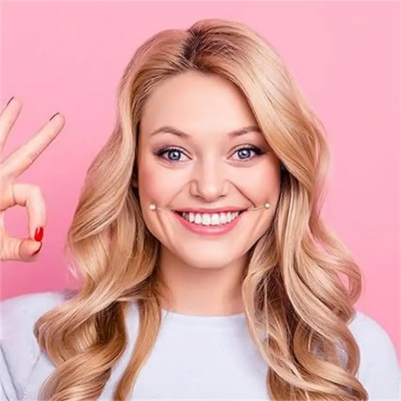 2/3/4PAIRS Ease Of Use Female Dimple Generator Smile Naturally. Fitness & Shaping Natural Dimples Lip Stud Jewelry