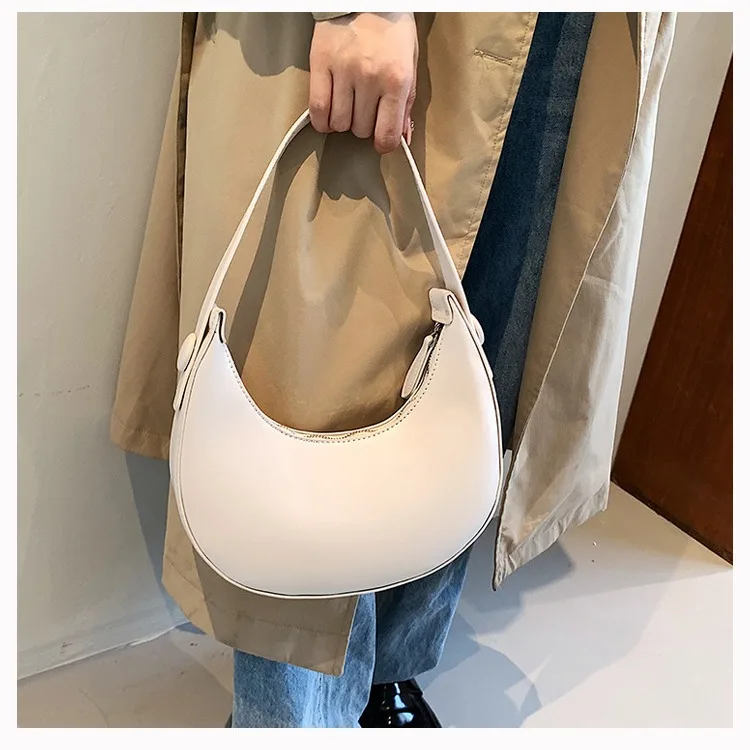 

2025 Summer Vintage Underarm Purse for Women, Genuine Leather Multi-way Shoulder Crossbody Bag, Minimalist Boho Bag for Dating