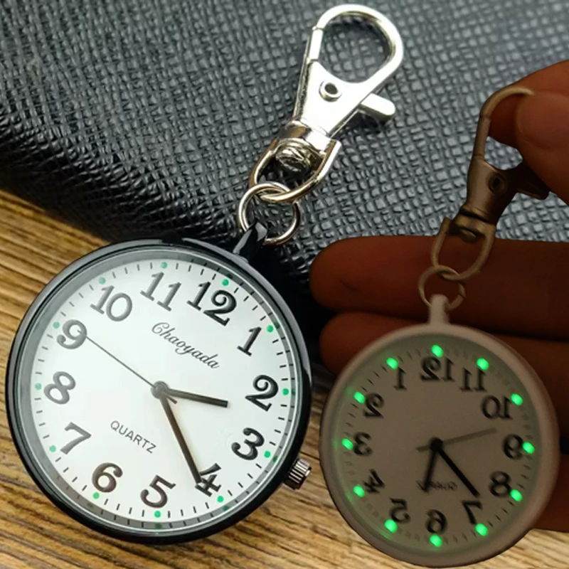

Милые кварцевые карманные часы с брелоком для мужчин и женщин, кварцевые часы для медсестер, врачей, студентов, минималистичные часы, подарок для ребенка