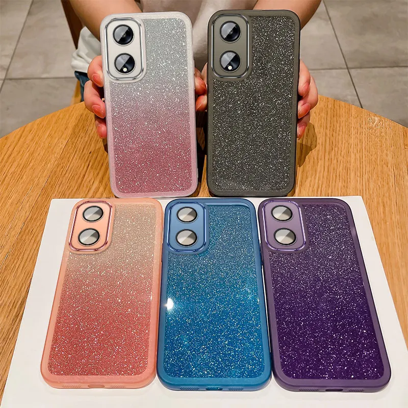 A98 5G Bling Case,Shiny Glitter Cover For OPPO A98 Reno10 Pro A17 A17k A78 5G A77 Reno7 Reno 8 Lite Phone Case Silicone A 98