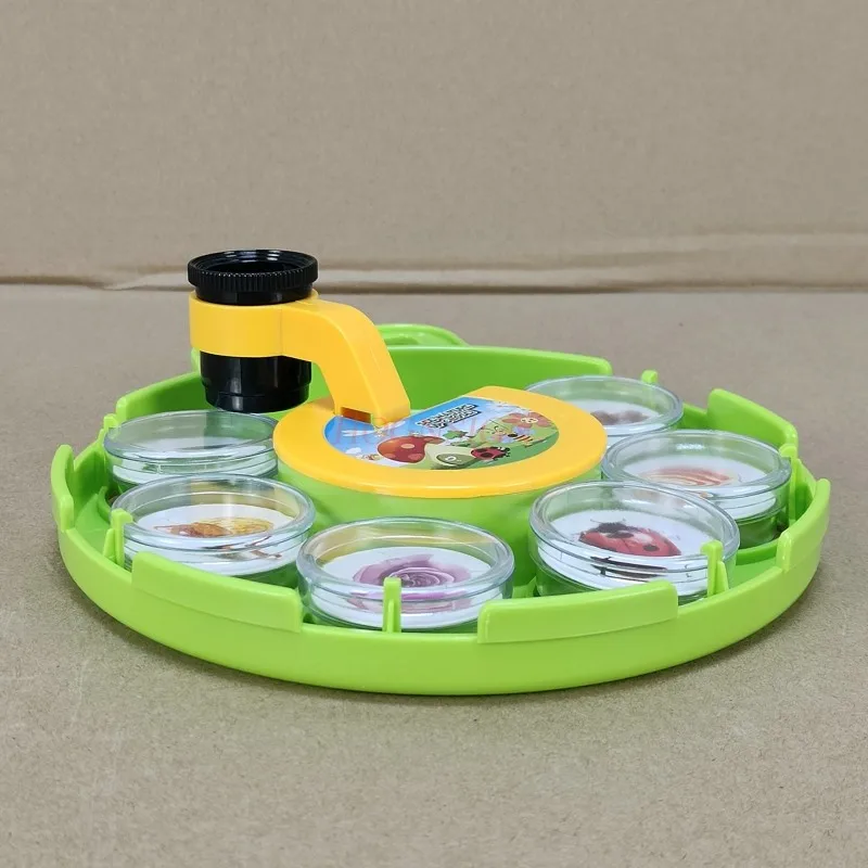 

Rotating Insect Collecting Box Viewer Magnifying Lens Children Science Toy Biological Education Exploring Ability Developing