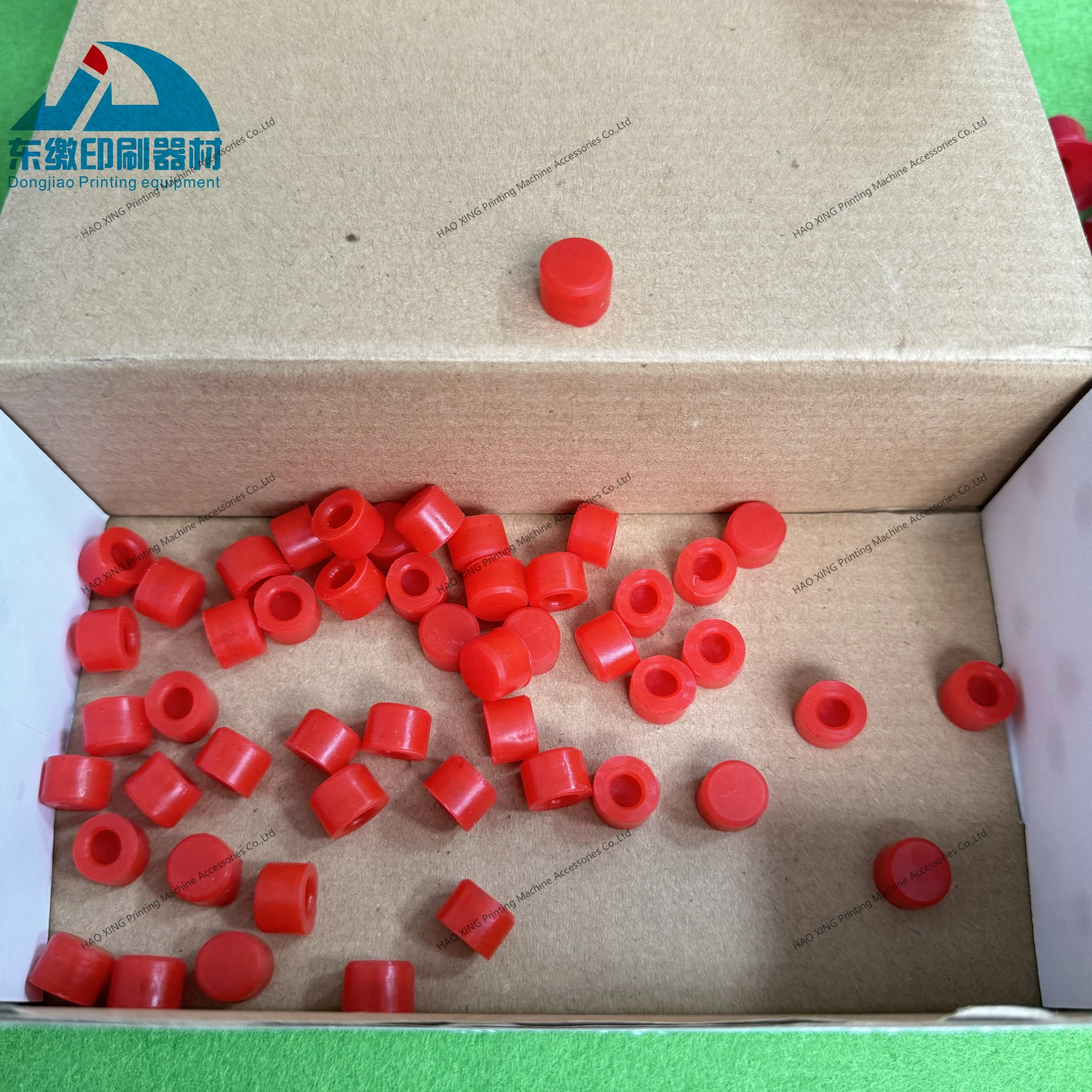 인쇄 기계 예비 부품 뮬러 오프셋 인쇄 기계 액세서리에 대 한 50 PCS 고무 빨판 컵 고무 빨판 붉은 색