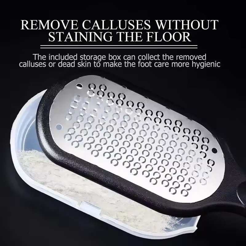 1 Pcs 발 파일 Rasp Heel Grater 하드 데드 스킨 캘러스 리무버 커버 페디큐어 풋 케어 도구