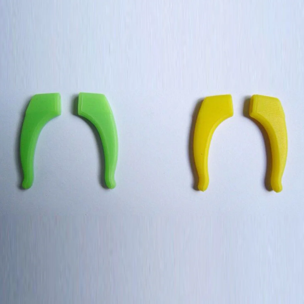 

20Pairs Glasses Leg Covers Silicone Non-Slip Replacement Fixed Covers for Myopia Eyewear Outdoor Sports Running Swimming