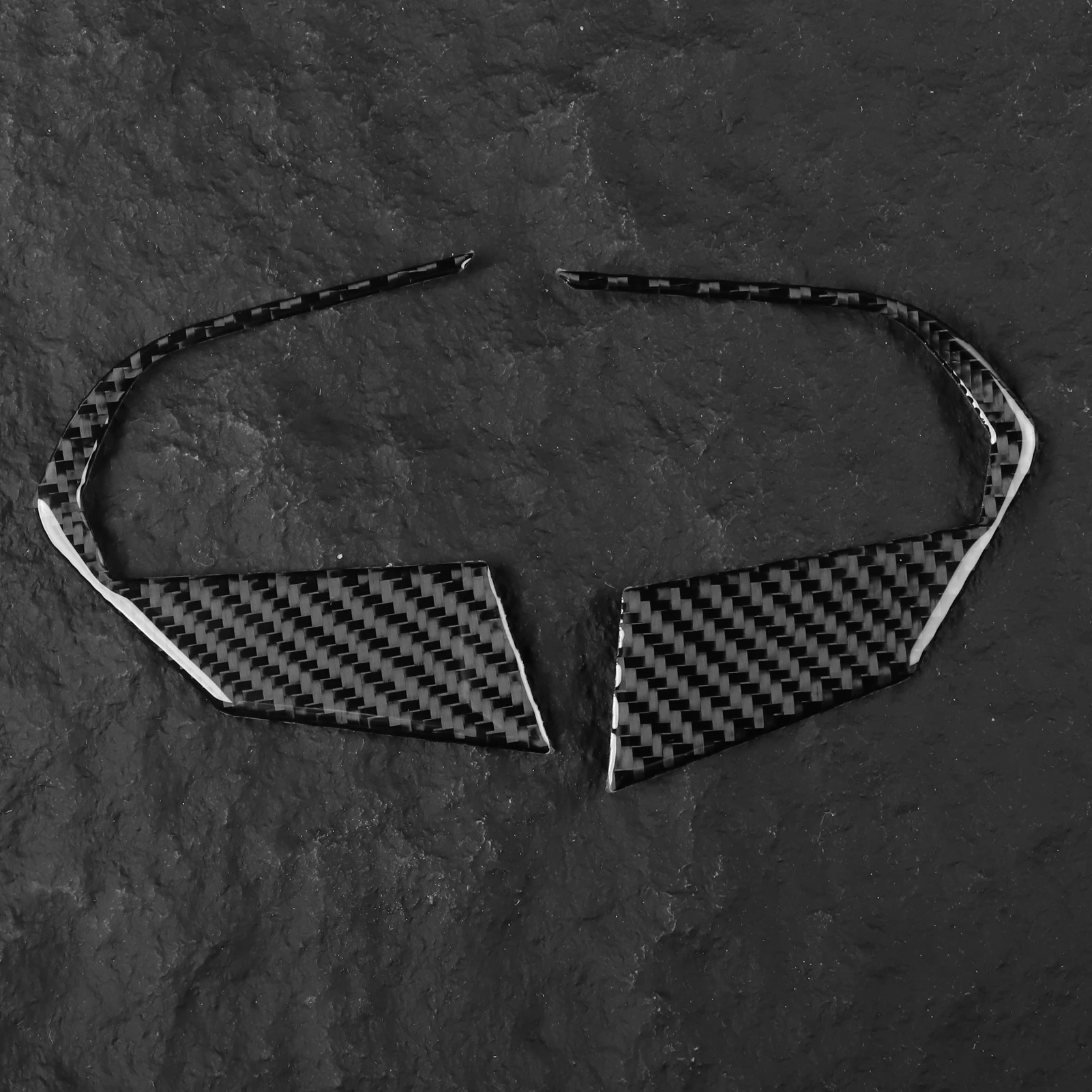 For Mazda 3 Axela 2019 2020 2021 2022 2023 2024 2025 2026 Carbon Fiber Steering Wheel Kit Car Interior Accessorie Trim Stickers