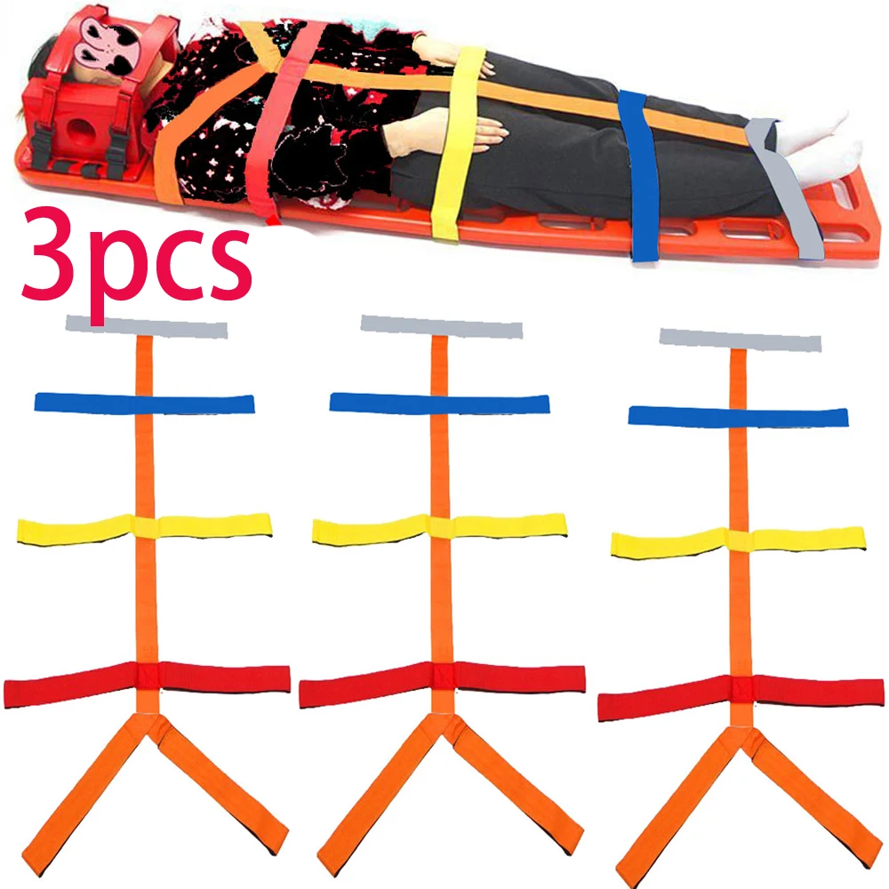 

3pcs Web Strap EMS Band Care Tool Stretcher medical Support for Spine Board