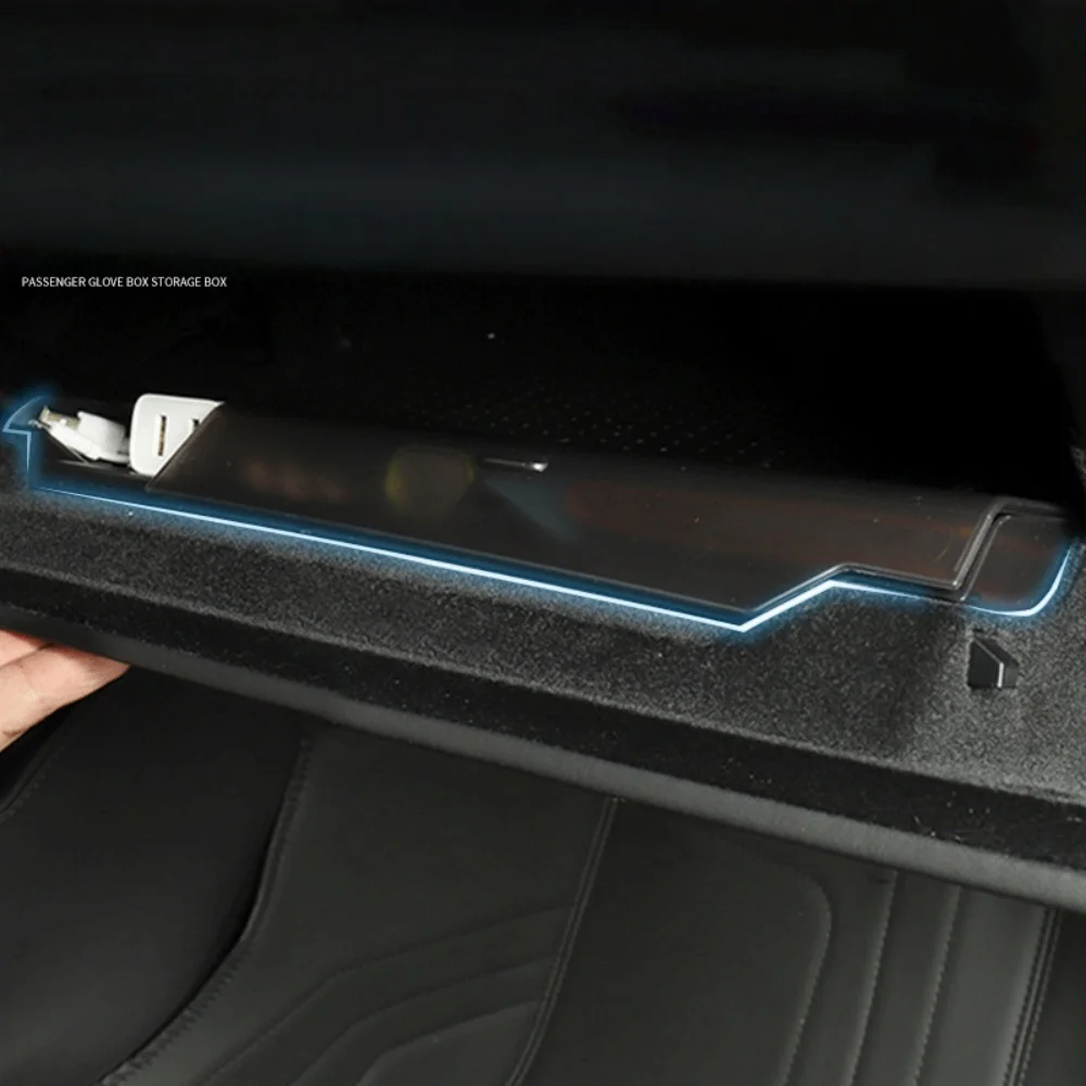 

Для Tesla Model X S 2019-2021 левый рукавичница-органайзер, держатель для перчаток, контейнер для перчаток, автомобильный лоток, органайзер, аксессуары