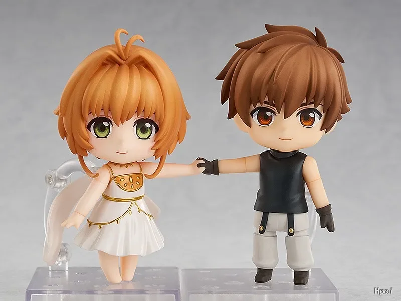 10cm #2152 Tsubasa RESERVoir CHRONiCLE Kinomoto Sakura Anime Figure #2153 Li Syaoran Action Figure Collectible Model Doll Toys