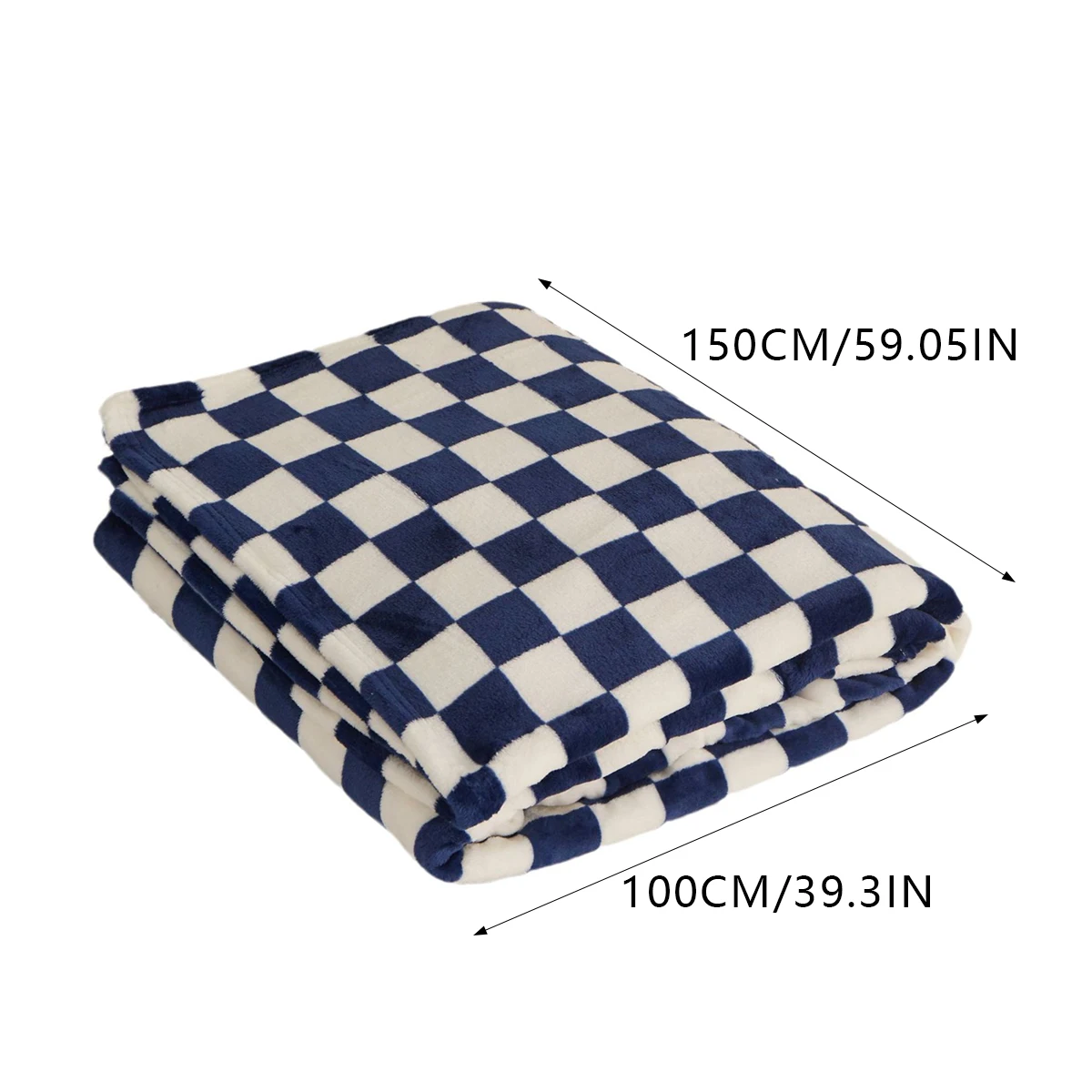 Retro Checkerboard Plaid Flannel Blanket Super Soft Warm Throw Blanket Office Sofa Cover Bedspread Gift Blankets