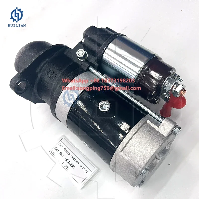 24v QDX265F QDJ2636 Sstarting Motor QDJ2636A Starter Qdj1308 Qd1332 Qd100c3 Starter for Tractor Spare Parts