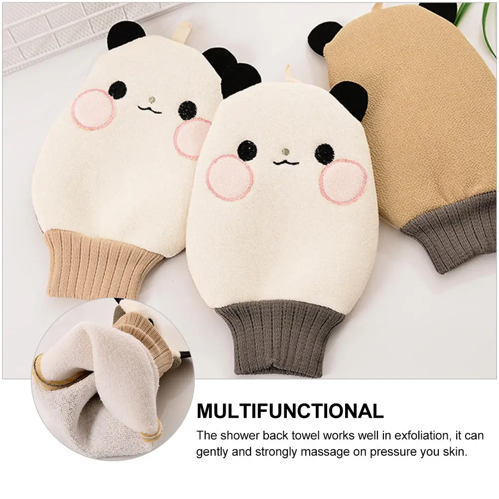 

2Pcs Shower Towel Set High Quality Bath Gloves for Sensitive Skin Effective Back Rubbing Tool Creates Luxurious Foam Clean