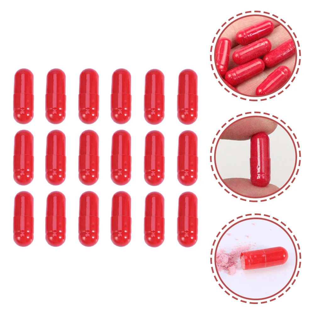 50 Pcs Blood Capsule Edible Face Fake Video Game Party Favors Capsules Halloween Costumes